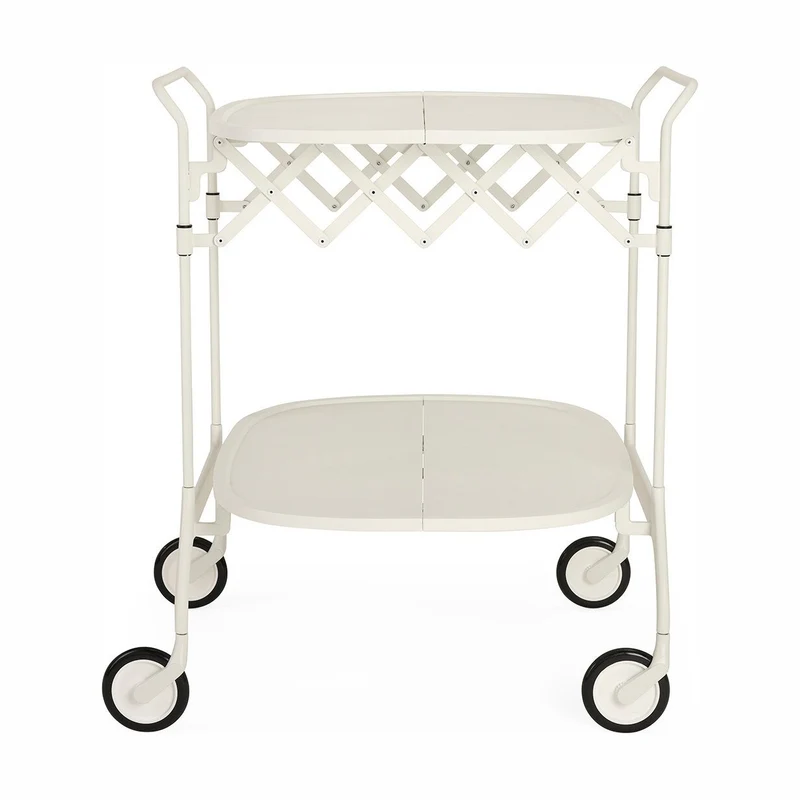 Kartell Gastone Folding Trolley - Painted Steel Frame