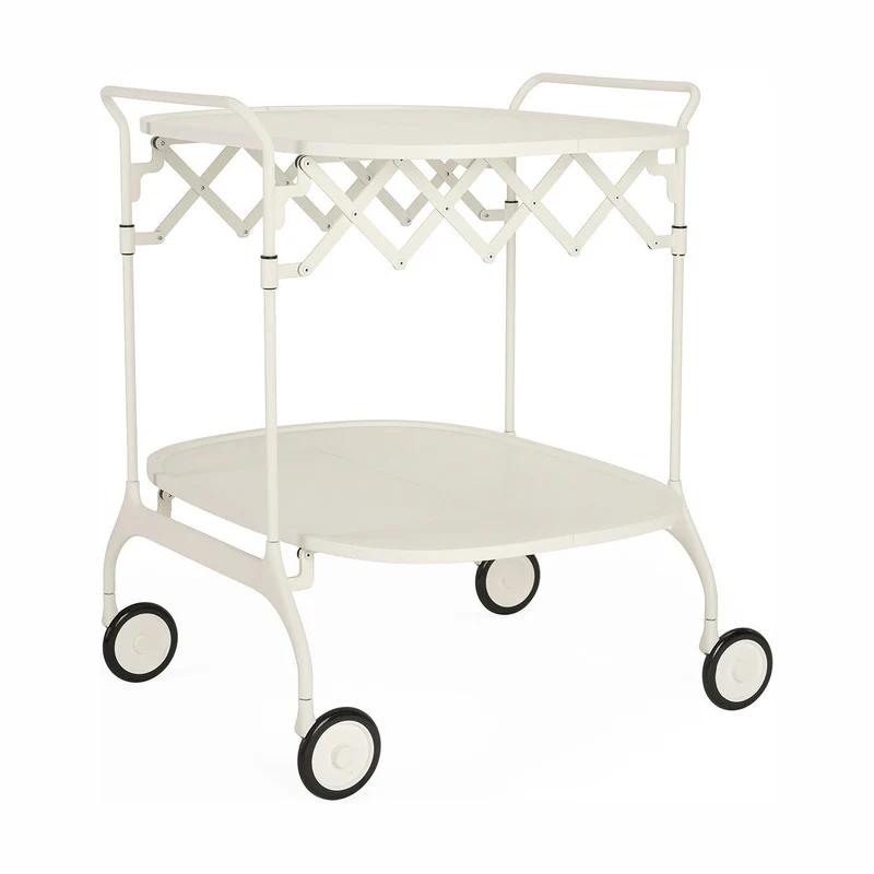Kartell Gastone Folding Trolley - Painted Steel Frame