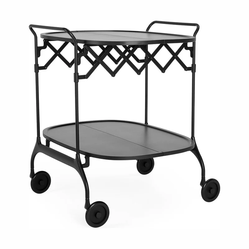 Kartell Gastone Folding Trolley - Painted Steel Frame