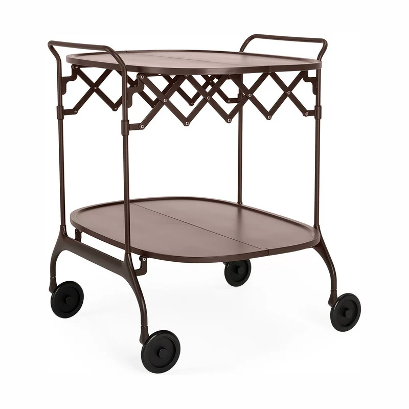 Kartell Gastone Folding Trolley - Painted Steel Frame