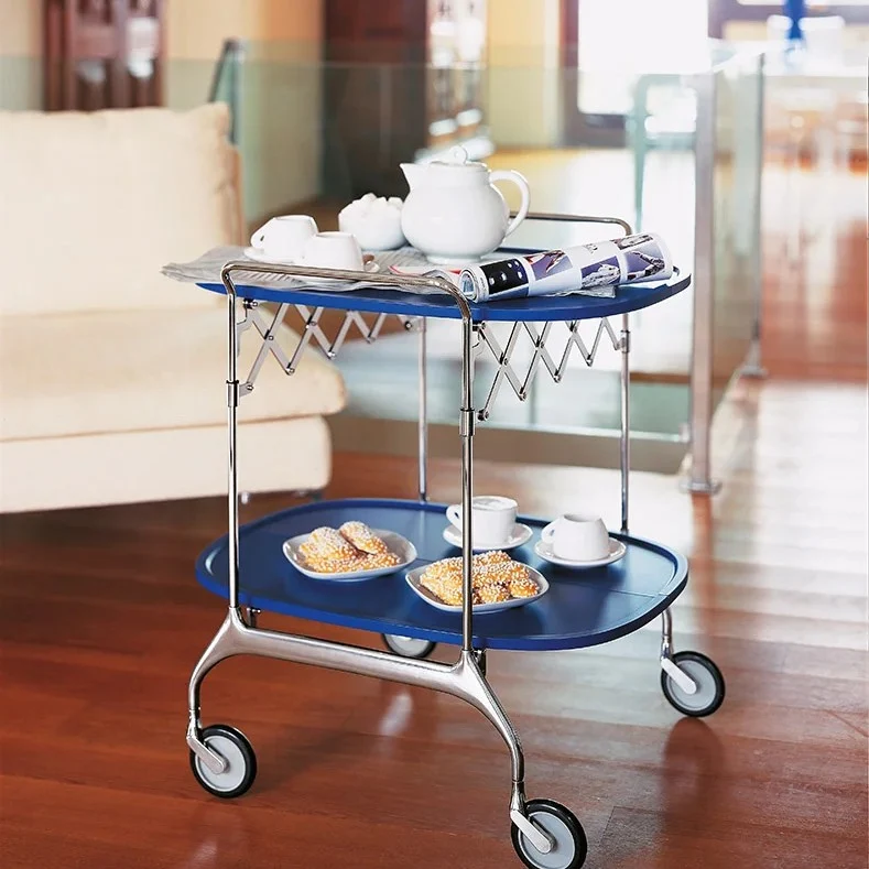 Kartell Gastone Folding Trolley - Painted Steel Frame