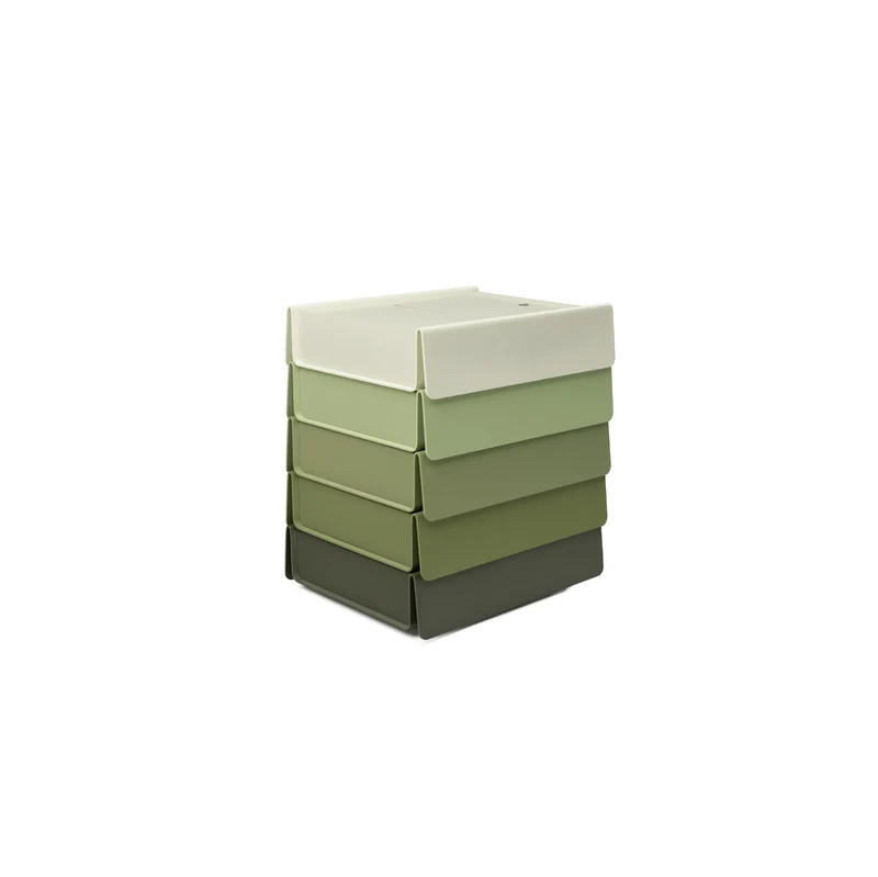 Established & Sons Side Stack Low Storage Unit with Drawers
