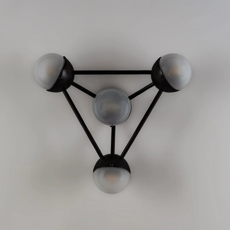 Schwung Molecule 4 Wall sconce
