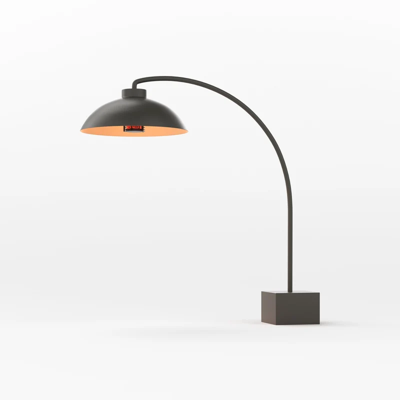 Heatsail Dome Patio Heater + Lamp - 10Y anniversary Mud Version