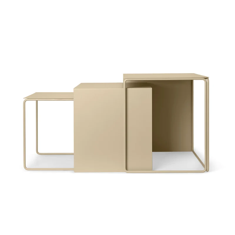 Ferm Living Cluster Tables - Set of 3 (Cashmere) - Second Chance