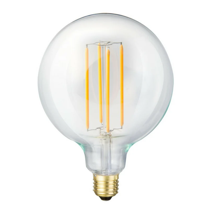 Vintage LedLight LED Filament Bulb E27 G125 Clear - 520lm 2200K - Dimmable
