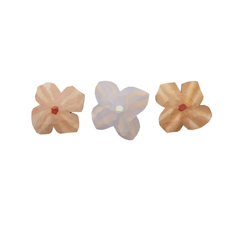 Ferm Living Poesie Hand-carved Magnets - Set of 3