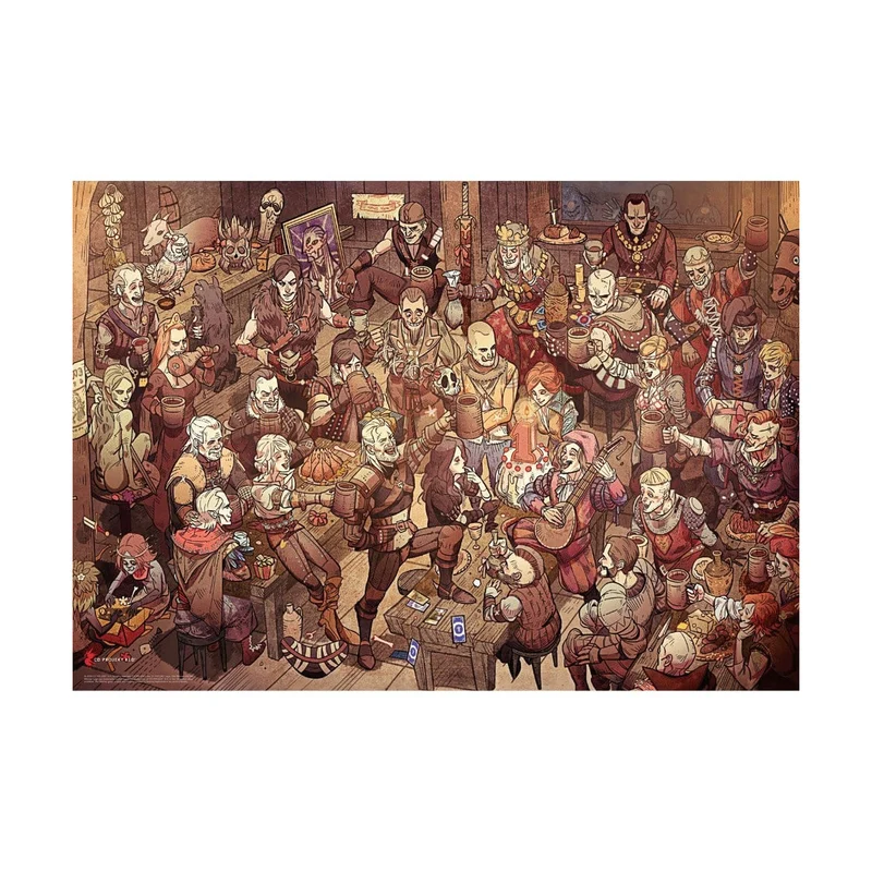 The Witcher Puzzle Birthday (1000 Teile)