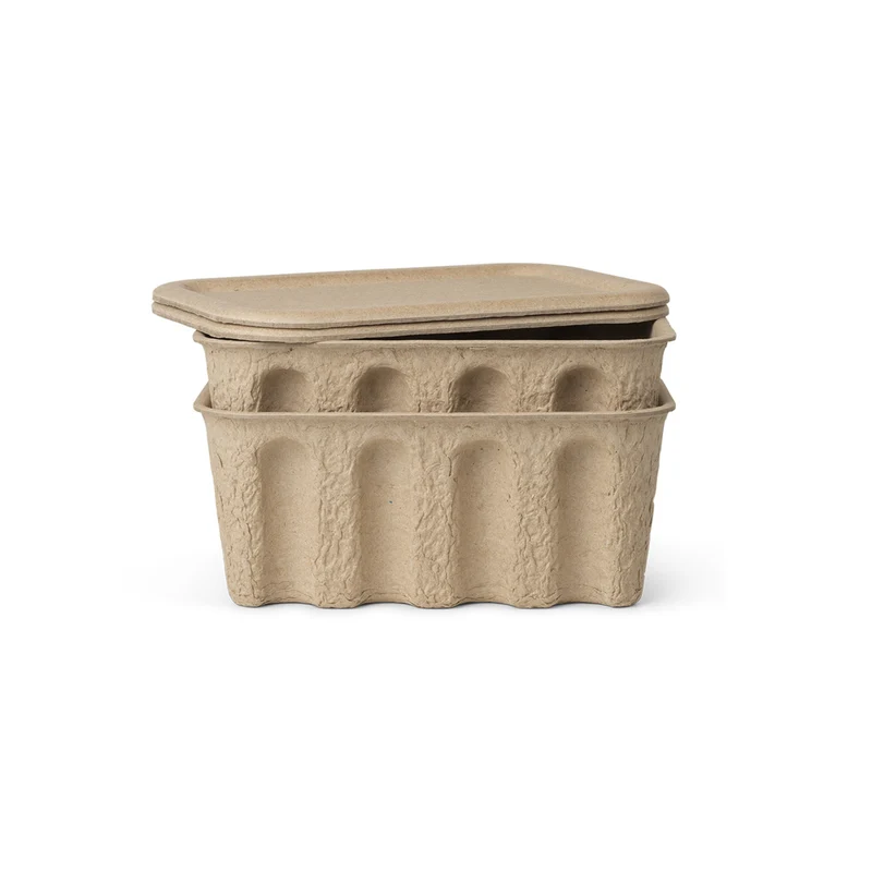 Ferm Living Paper Pulp Box - Set of 2