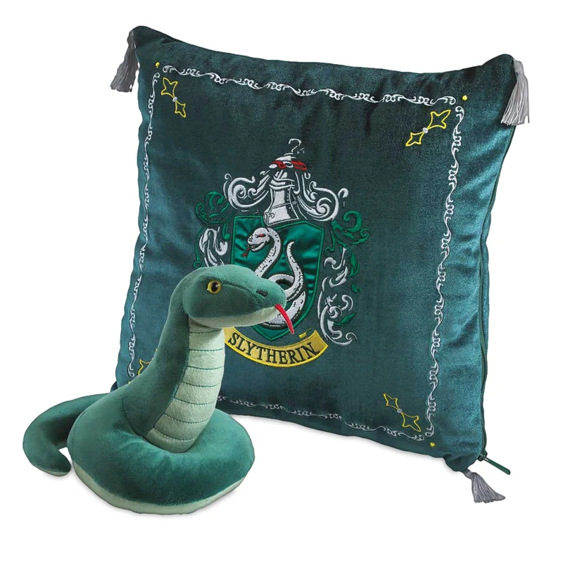 Harry Potter - Slytherin Wappen Kissen mit Plüsch Figur