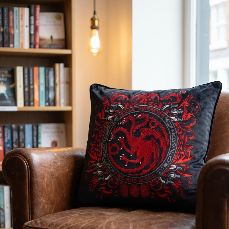 Game of Thrones - House Targaryen Kissen deluxe