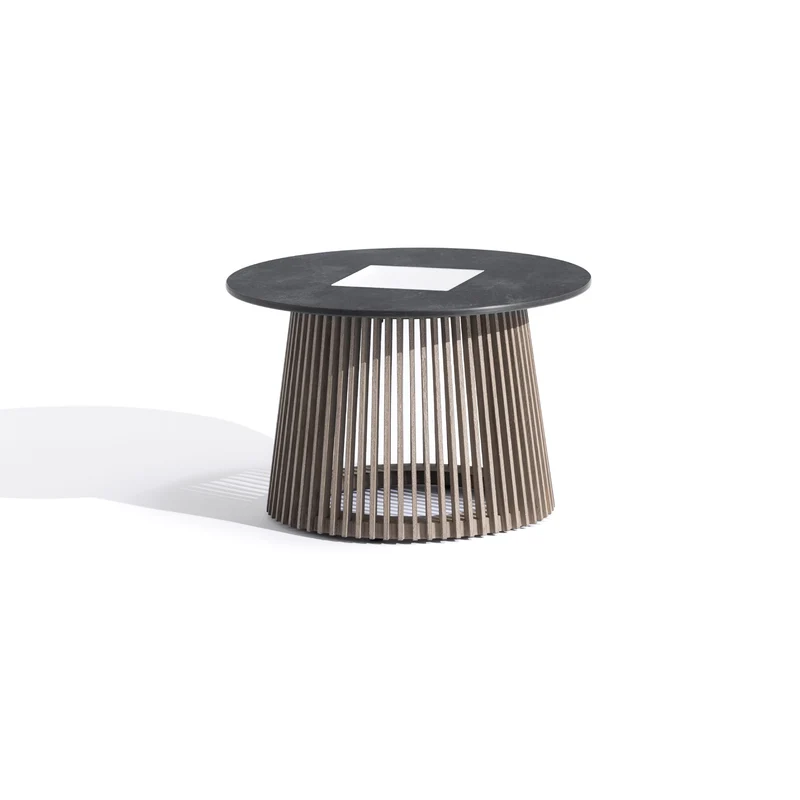 Les Jardins Tecka Outdoor Coffee Table with Solar Lighting