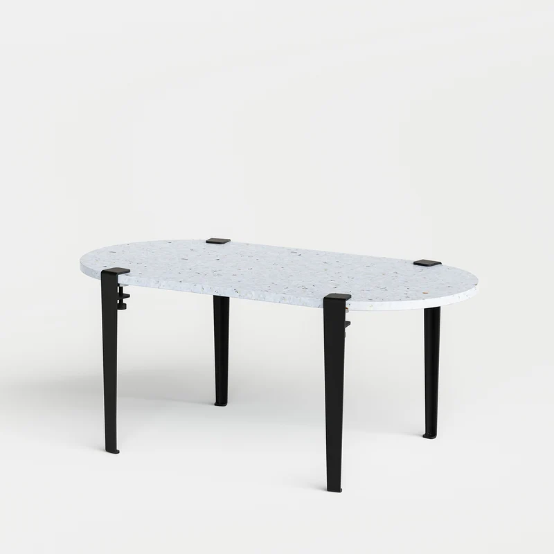Tiptoe Venezia Recycled Plastic Oblong Coffee Table - 100 x 50 cm