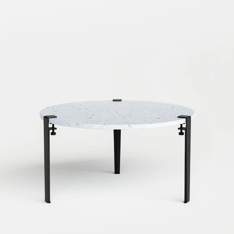 Tiptoe Venezia Recycled Plastic Round Coffee Table - Ø 80 cm