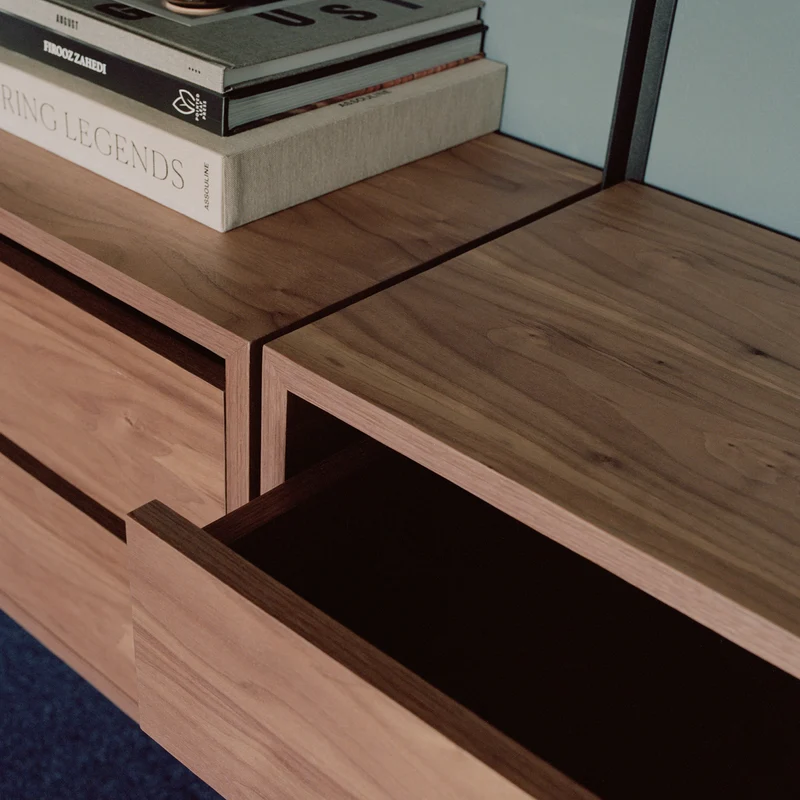New Works Cabinet Low with Drawers