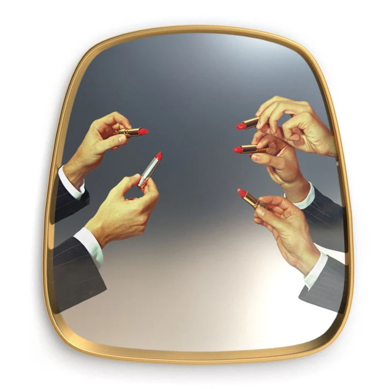 Seletti Gold Frame 59 cm Mirror