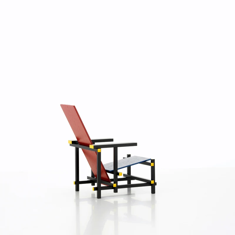 Vitra Miniatures Collection Red and Blue Armchair