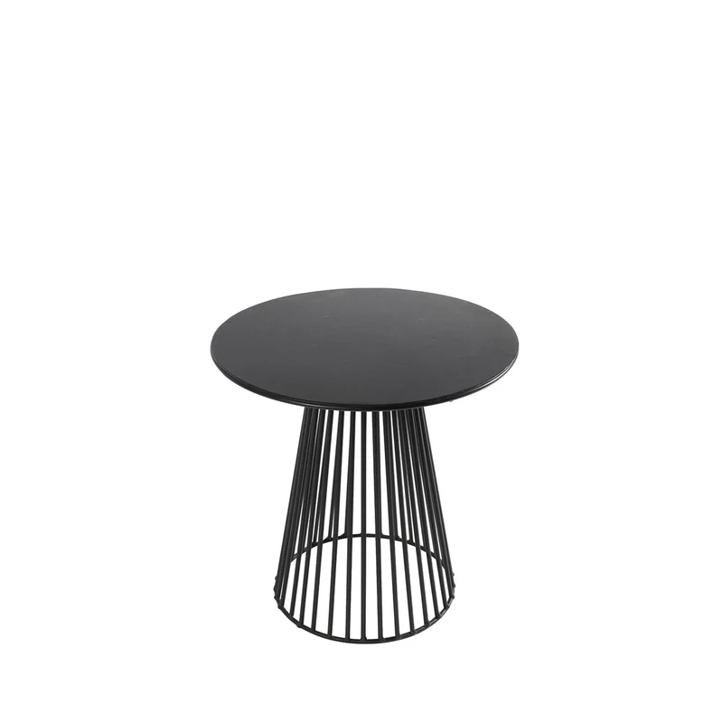 Serax Bistrot Table Garbo Black Metal Sculptures