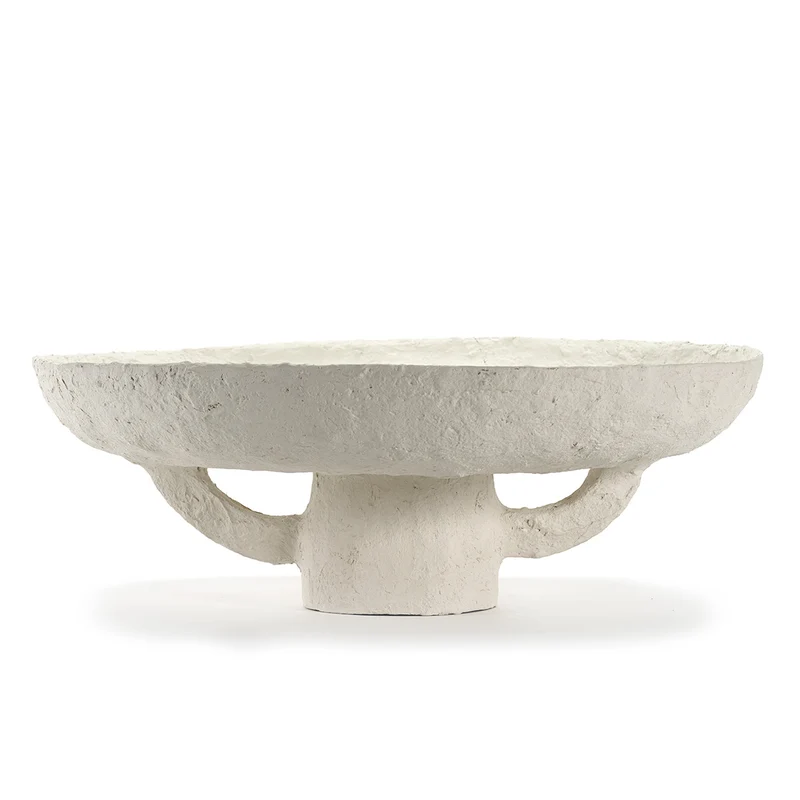 Serax Tray with Handles Papier Maché Earth