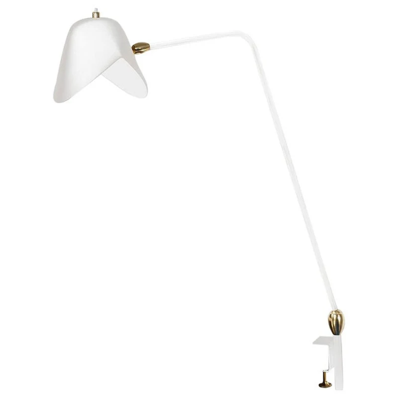 Serge Mouille Agrafée with 2 swivels Desk Lamp