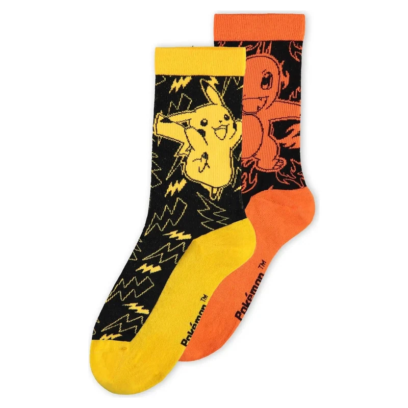 Pokémon Socken 2er-Pack Crew 39-42