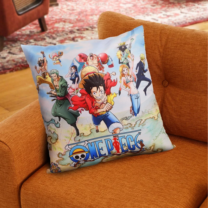 One Piece - Skull und Piratenbande Kissen