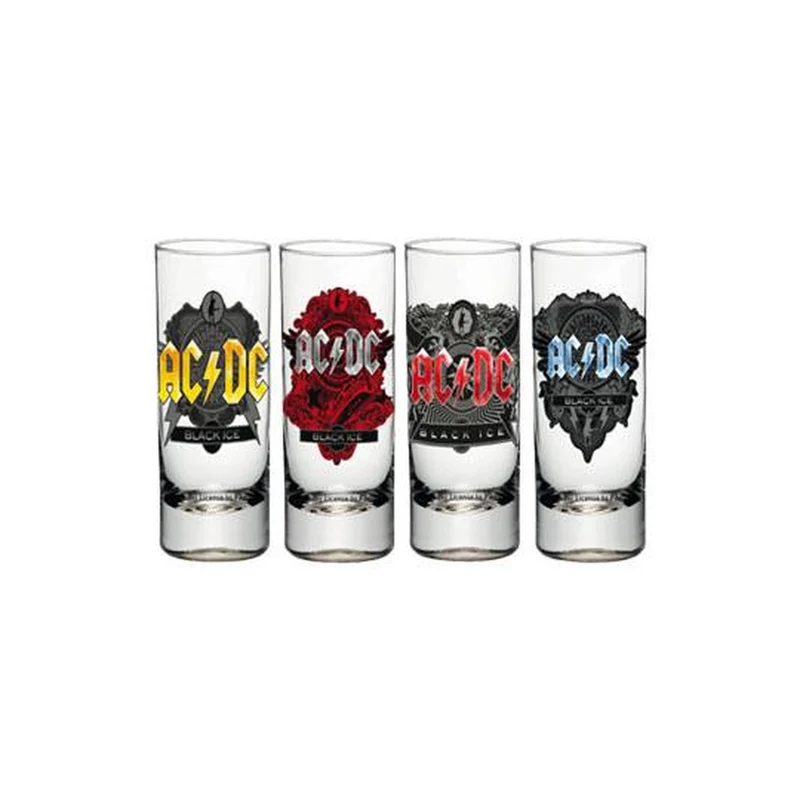AC/DC Schnapsgläser 4er-Pack Black Ice