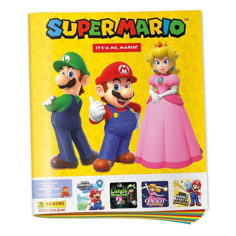 Super Mario 2 Sticker Collection Album *Deutsche Version*