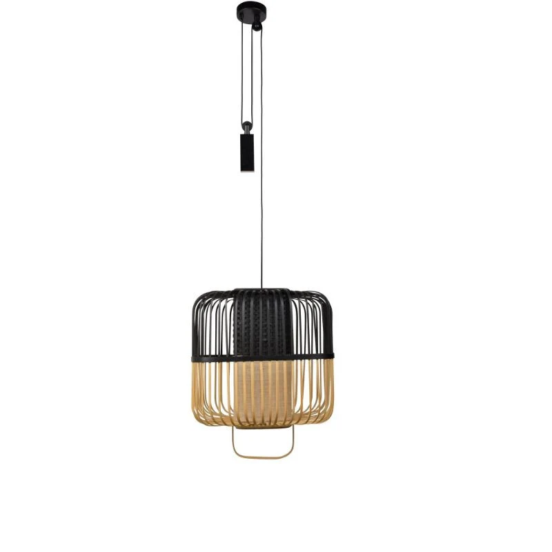 Forestier Bamboo Square Pendant Lamp