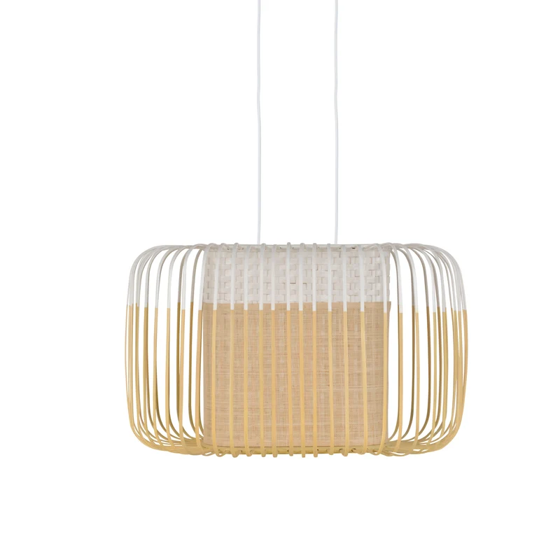 Forestier Bamboo Oval Pendant Lamp