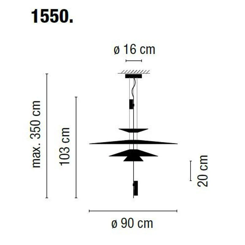 Vibia Flamingo 1550