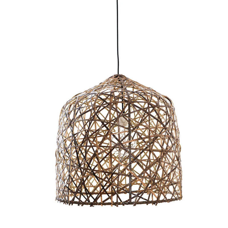 Ay Illuminate Black Bird's Nest Suspension