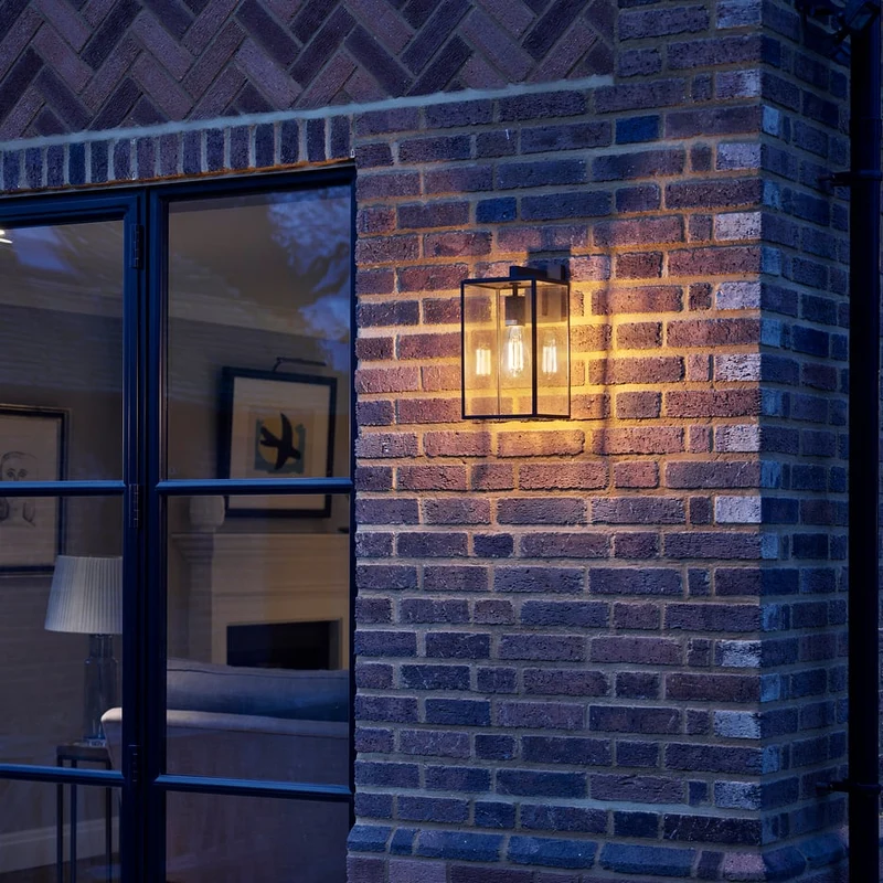 Astro Box Lantern Outdoor Wall Lamp