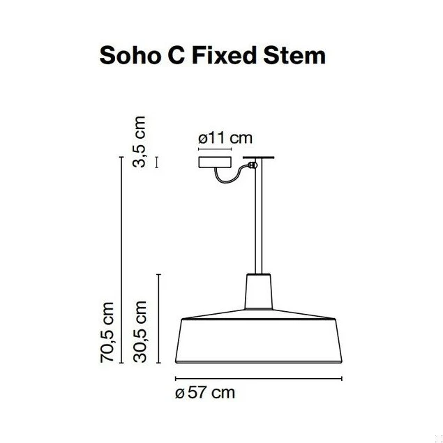Marset Soho C Fixed Stem Outdoor Lamp
