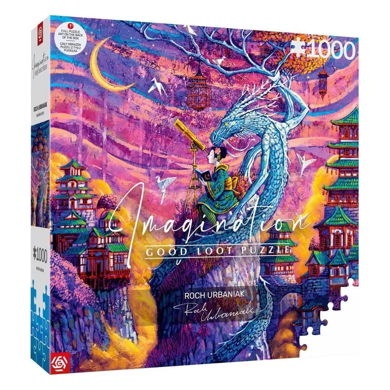 Imagination Series Puzzle Roch Urbaniak Sakura i Ryu (1000 Teile)
