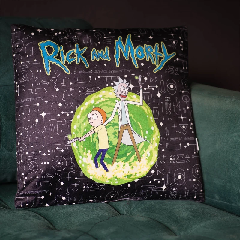 Rick and Morty - Portal and Science Kissen