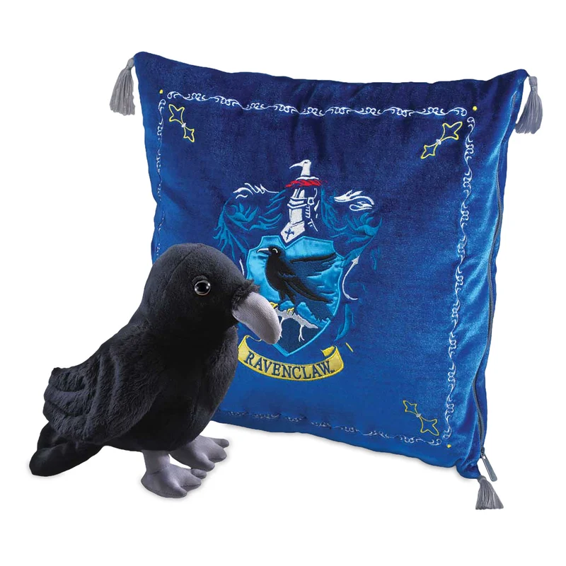 Harry Potter - Ravenclaw Wappen Kissen mit Plüsch Figur