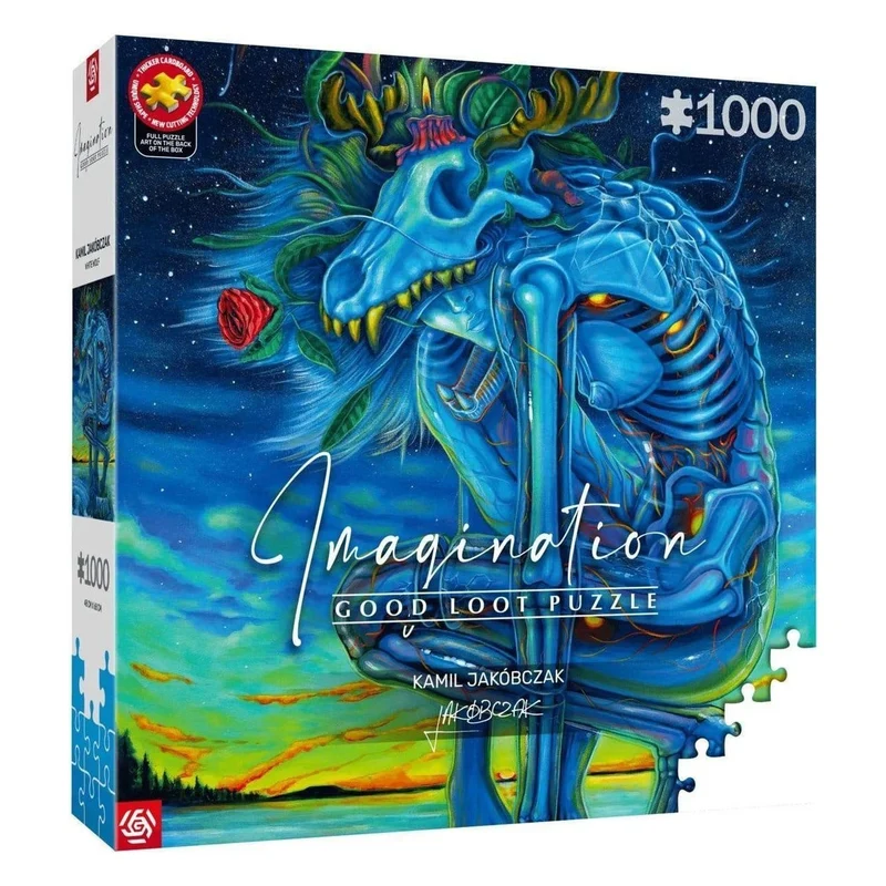 Imagination Series Puzzle Kamil Jakóbczak Bialy Wilk (1000 Teile)