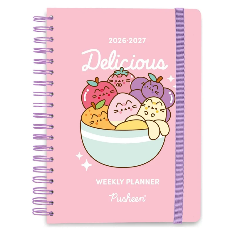 Pusheen Terminkalender Wochenplaner 2026/2027 Fruits A5