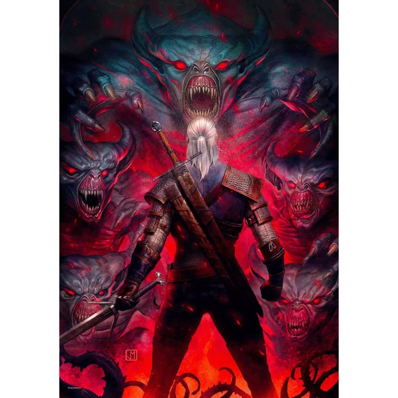 The Witcher Puzzle Corvo Bianco (1000 Teile)